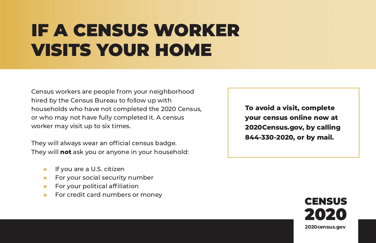 Census Non-Response Follow-Up Postcard